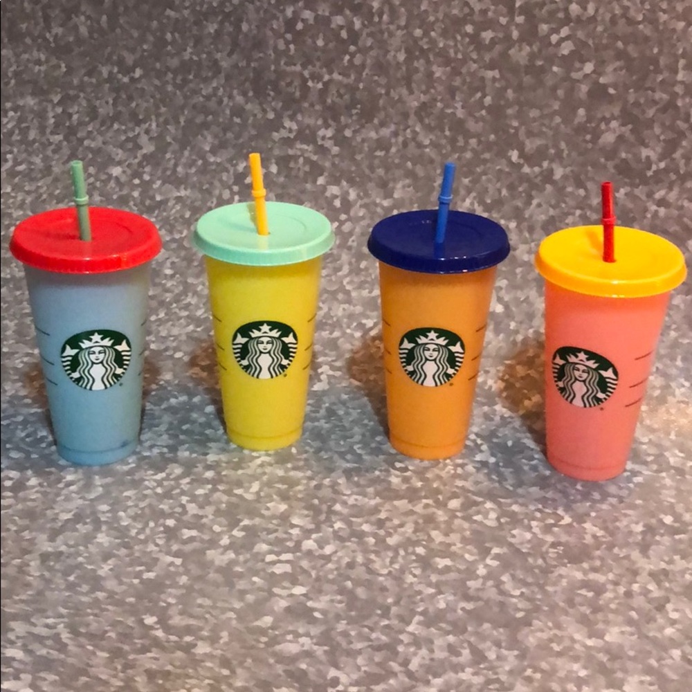 Starbucks color changing cold cups!